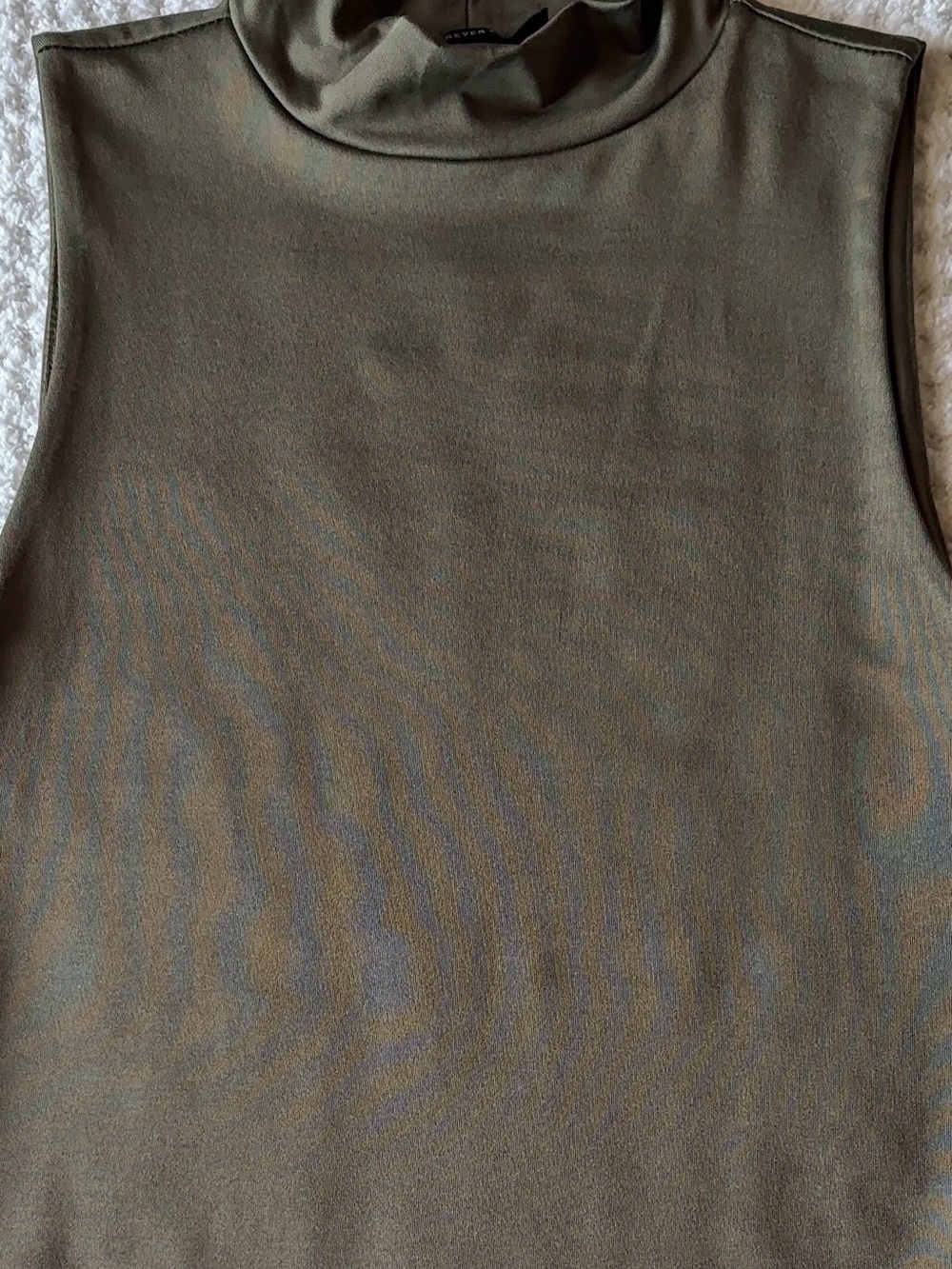 Olive Green Forever 21 Bodysuit